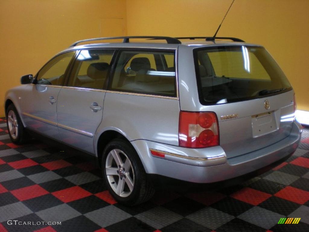 2004 Passat GLX Wagon - Blue Silver Metallic / Grey photo #4