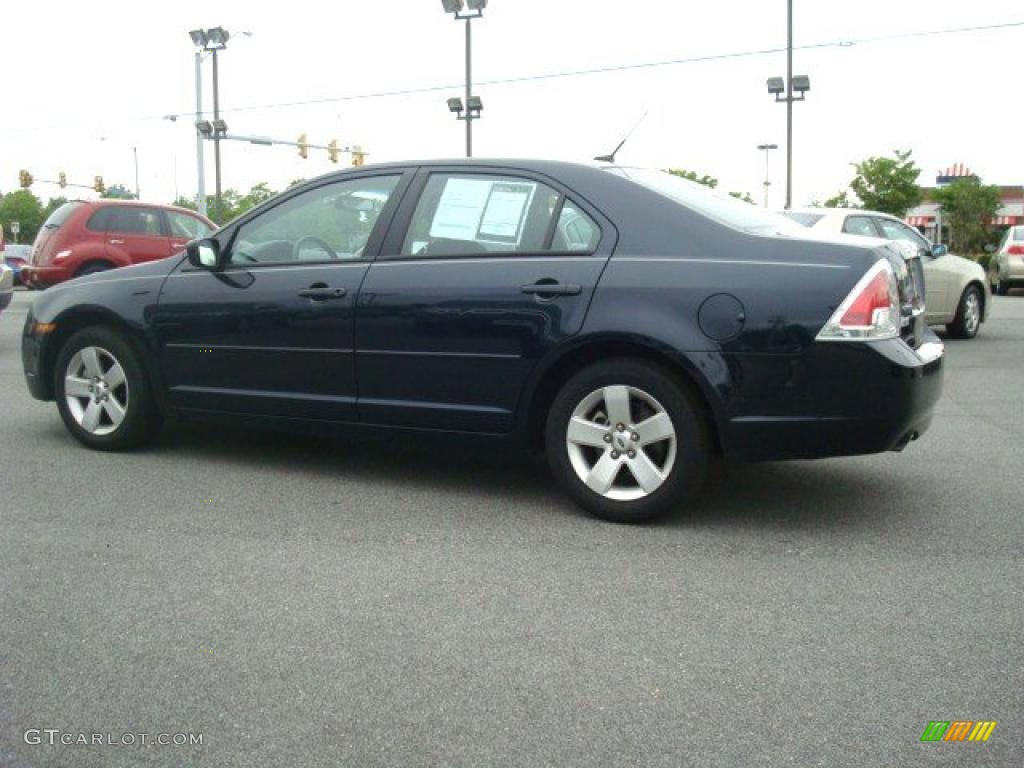 2009 Fusion SE V6 - Dark Blue Ink Metallic / Charcoal Black photo #4