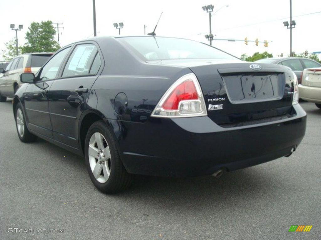2009 Fusion SE V6 - Dark Blue Ink Metallic / Charcoal Black photo #5