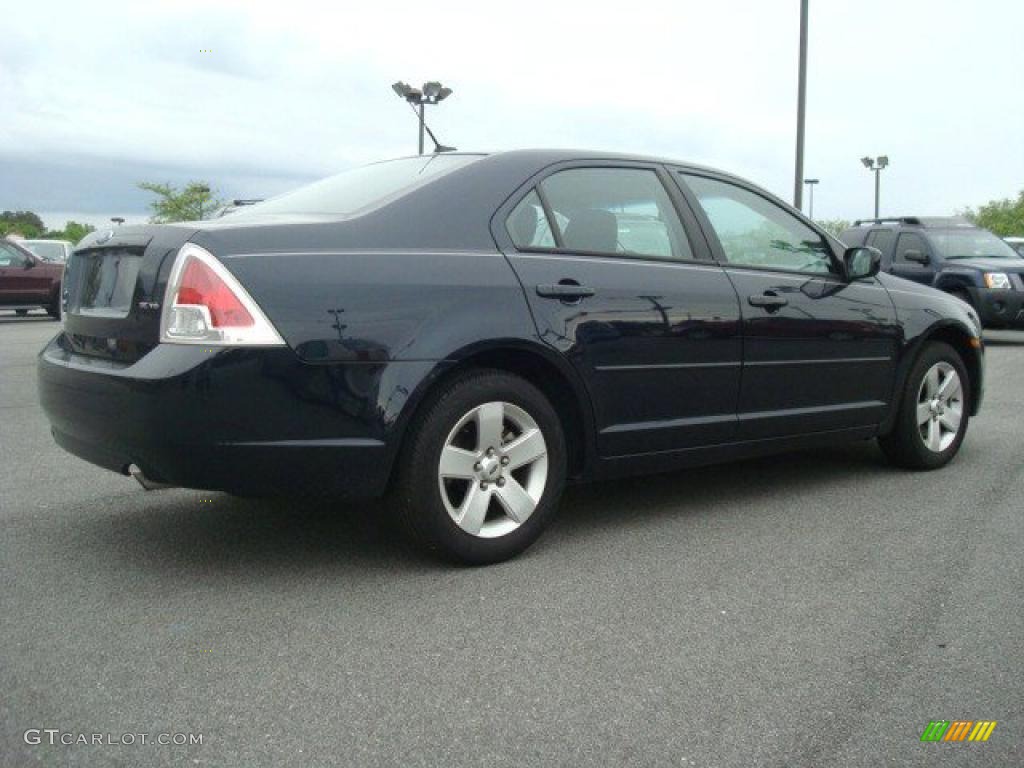 2009 Fusion SE V6 - Dark Blue Ink Metallic / Charcoal Black photo #6