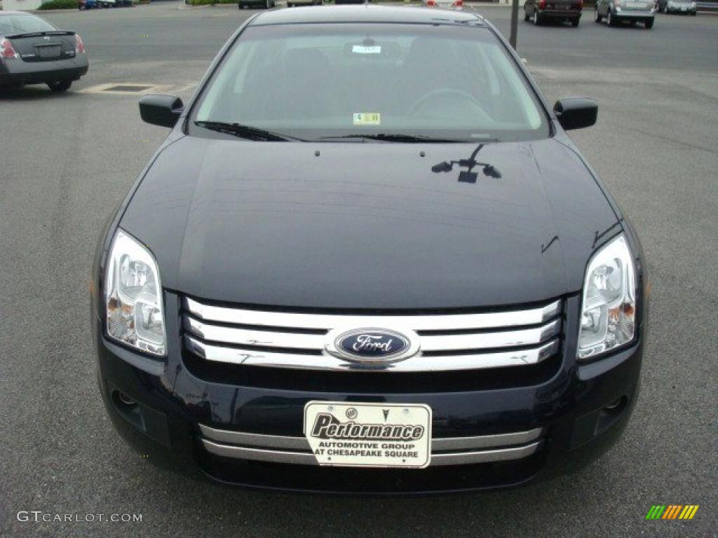 2009 Fusion SE V6 - Dark Blue Ink Metallic / Charcoal Black photo #9