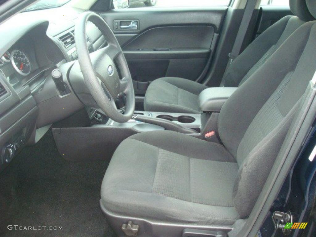 2009 Fusion SE V6 - Dark Blue Ink Metallic / Charcoal Black photo #10