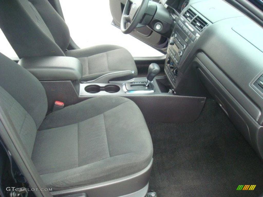 2009 Fusion SE V6 - Dark Blue Ink Metallic / Charcoal Black photo #15