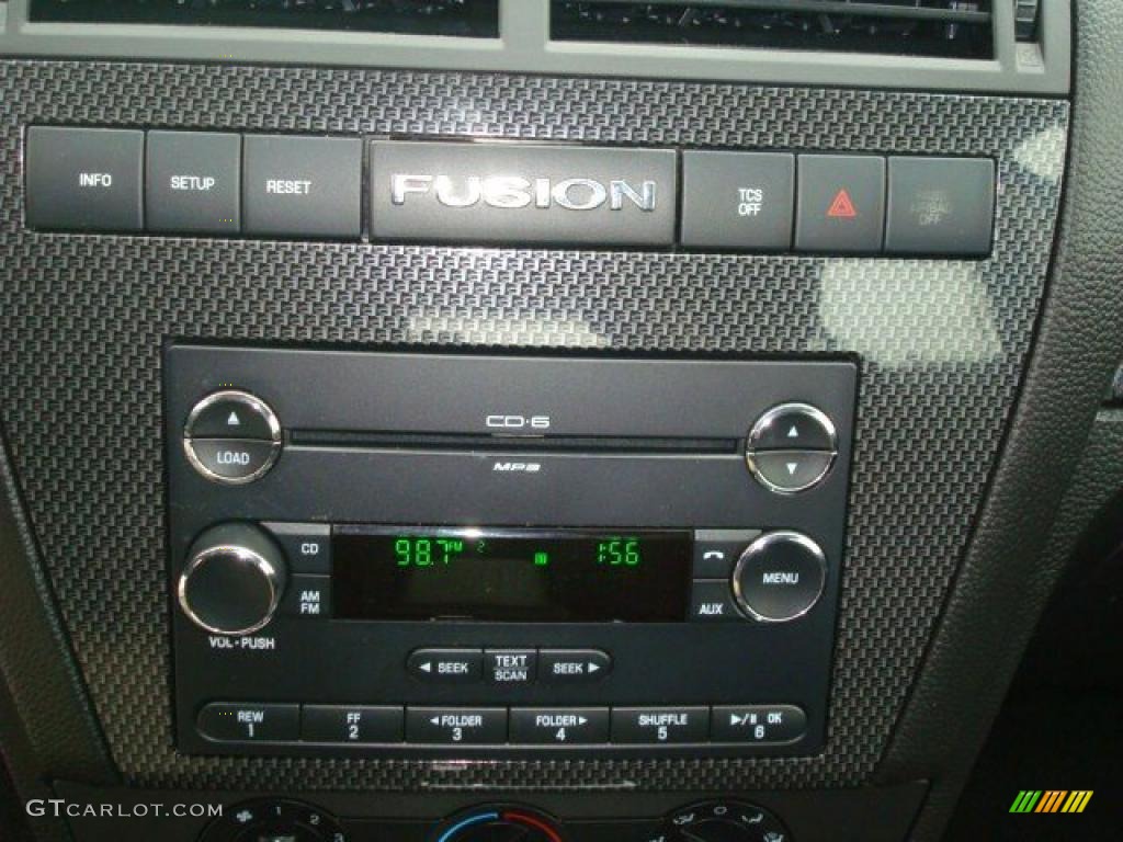 2009 Fusion SE V6 - Dark Blue Ink Metallic / Charcoal Black photo #18