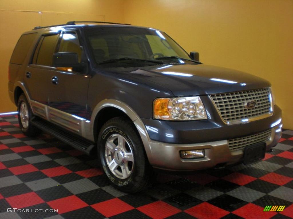 2003 Expedition Eddie Bauer 4x4 - Medium Wedgewood Blue Metallic / Medium Parchment photo #1