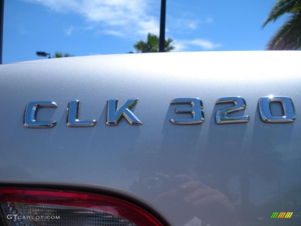 2002 CLK 320 Cabriolet - Brilliant Silver Metallic / Ash photo #14