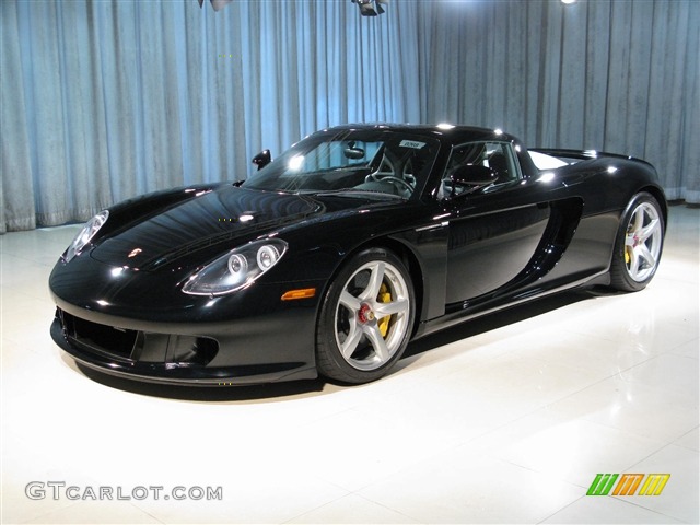 Black 2005 Porsche Carrera GT Standard Carrera GT Model Exterior Photo #292433