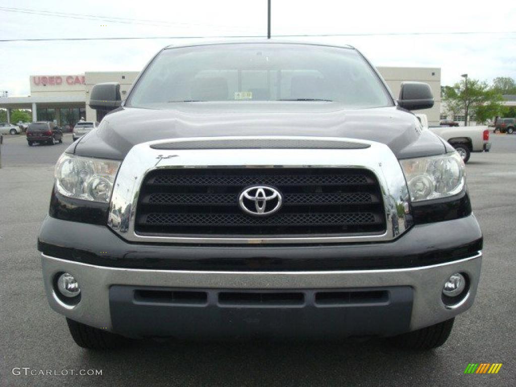 2007 Tundra SR5 TRD Double Cab - Black / Black photo #8