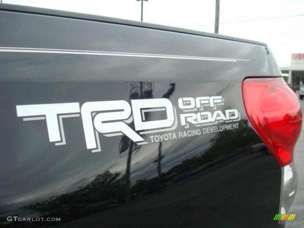 2007 Tundra SR5 TRD Double Cab - Black / Black photo #15
