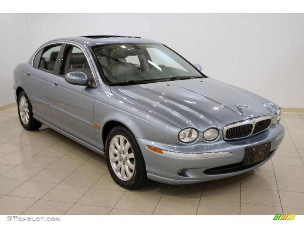 2003 X-Type 2.5 - Adriatic Blue Metallic / Dove photo #1