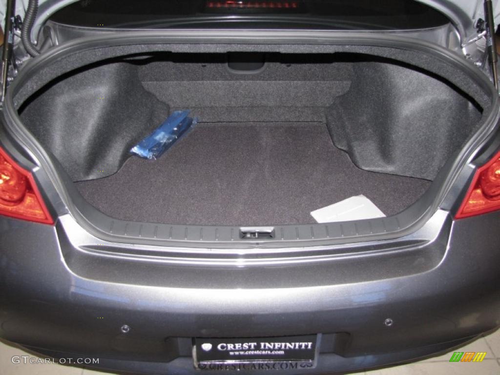 2010 Infiniti G  37 S Anniversary Edition Sedan Trunk Photo #29245188