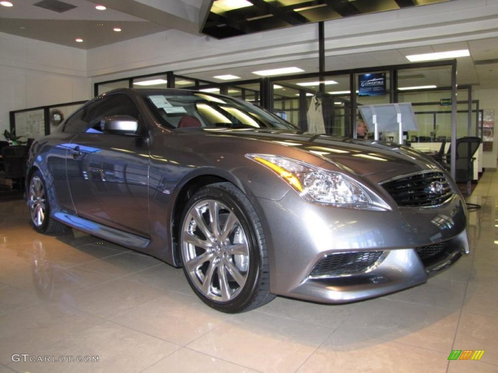 2010 G 37 S Anniversary Edition Coupe - Graphite Shadow / Monaco Red photo #1