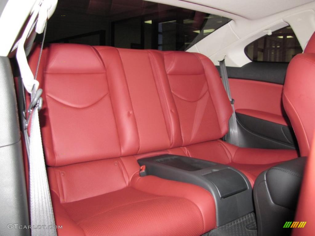 Monaco Red Interior 2010 Infiniti G 37 S Anniversary Edition Coupe Photo #29245468