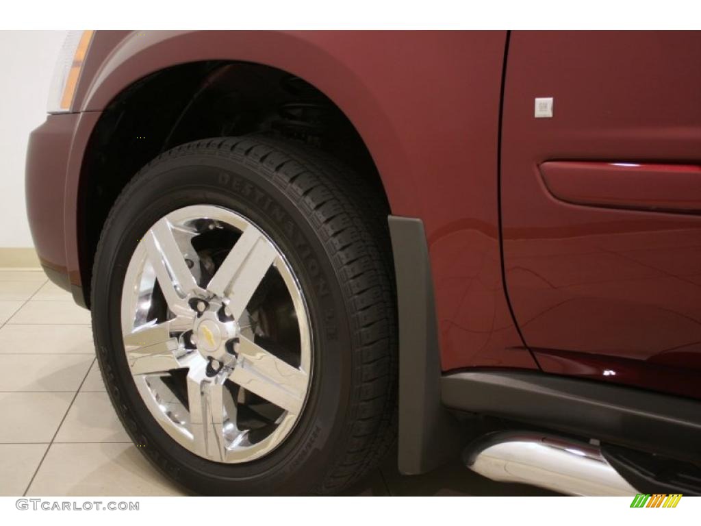 2008 Equinox LTZ AWD - Deep Ruby Red Metallic / Light Cashmere photo #24