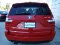 2008 Crimson Red BMW X3 3.0si  photo #4