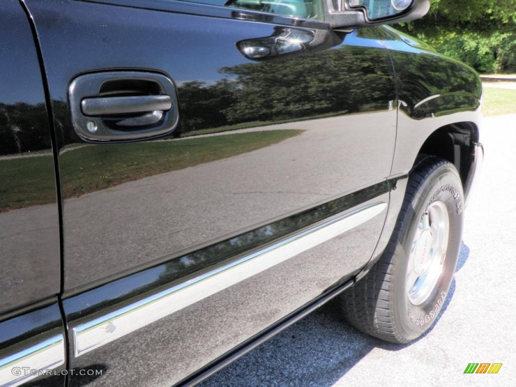 2000 Sierra 1500 SLE Extended Cab 4x4 - Black Onyx / Graphite photo #21