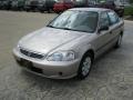 2000 Titanium Metallic Honda Civic LX Sedan  photo #2