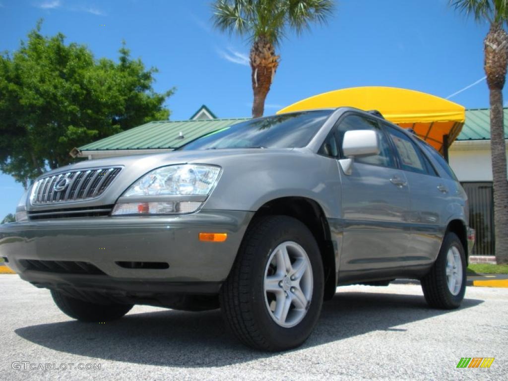 2001 RX 300 - Mineral Green Metallic / Black photo #1