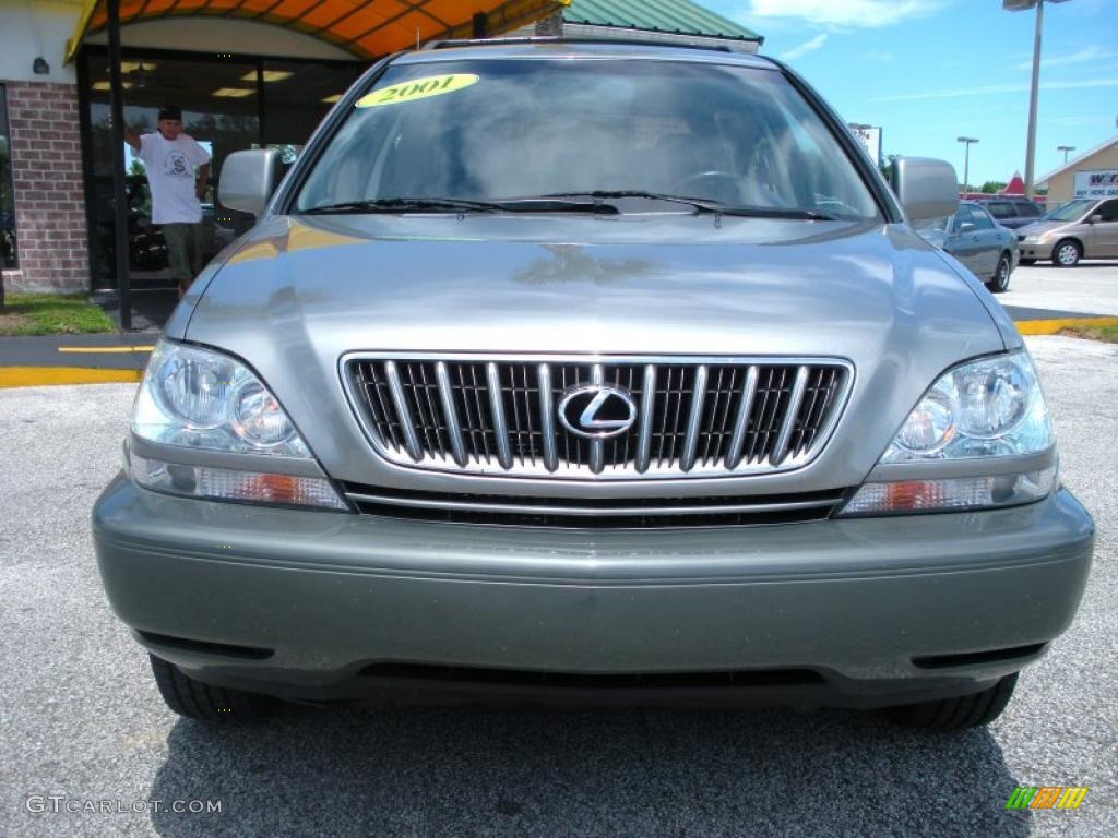 2001 RX 300 - Mineral Green Metallic / Black photo #2