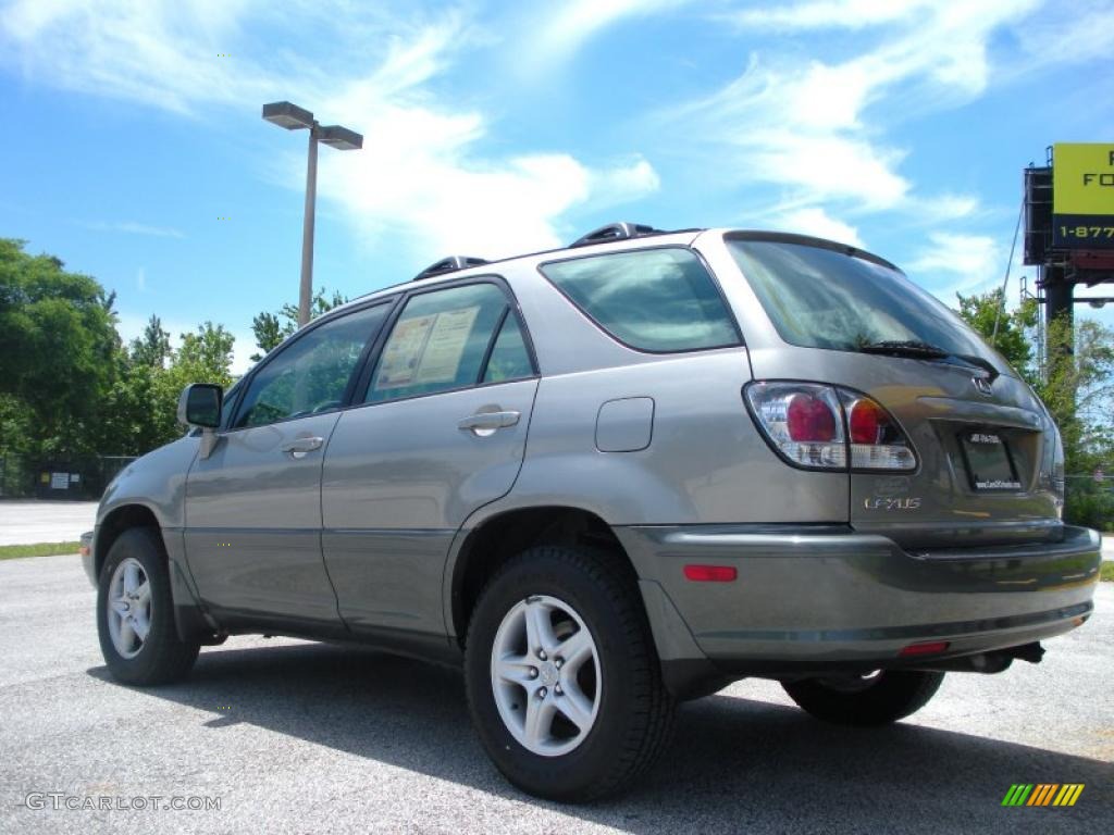 2001 RX 300 - Mineral Green Metallic / Black photo #7
