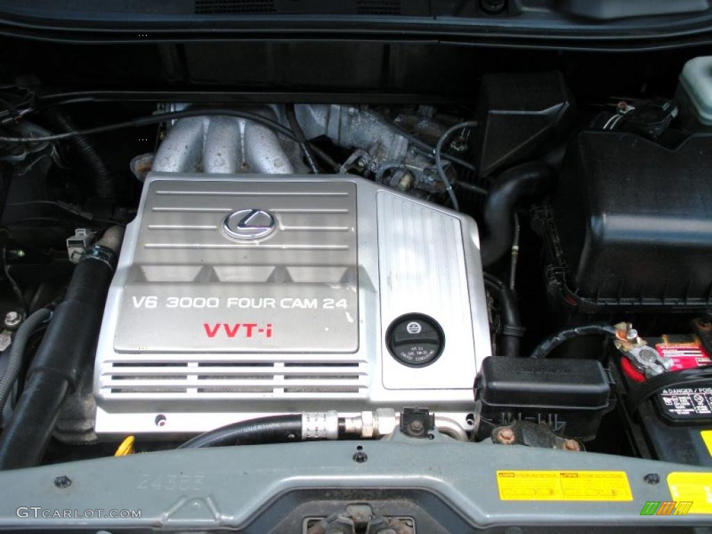 2001 RX 300 - Mineral Green Metallic / Black photo #23