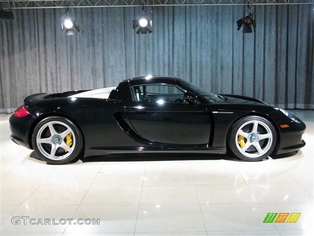 Black 2005 Porsche Carrera GT Standard Carrera GT Model Exterior Photo #292545