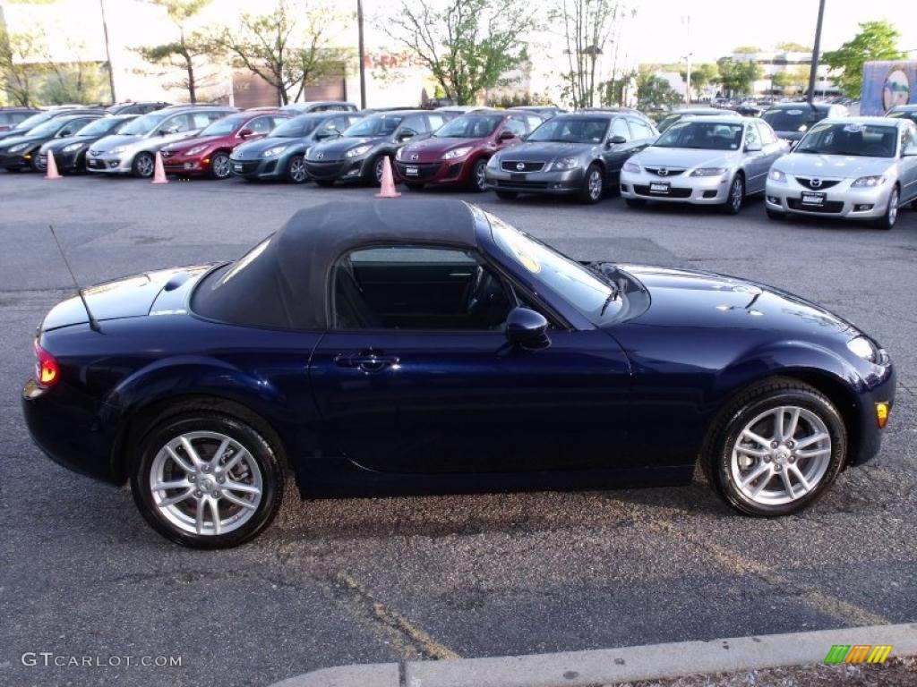 2009 MX-5 Miata Sport Roadster - Stormy Blue Mica / Black photo #2