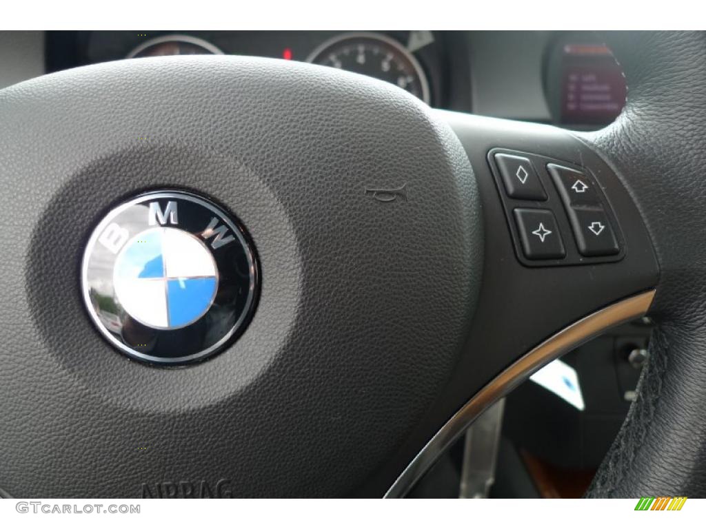 2007 3 Series 328i Convertible - Black Sapphire Metallic / Saddle Brown/Black photo #40
