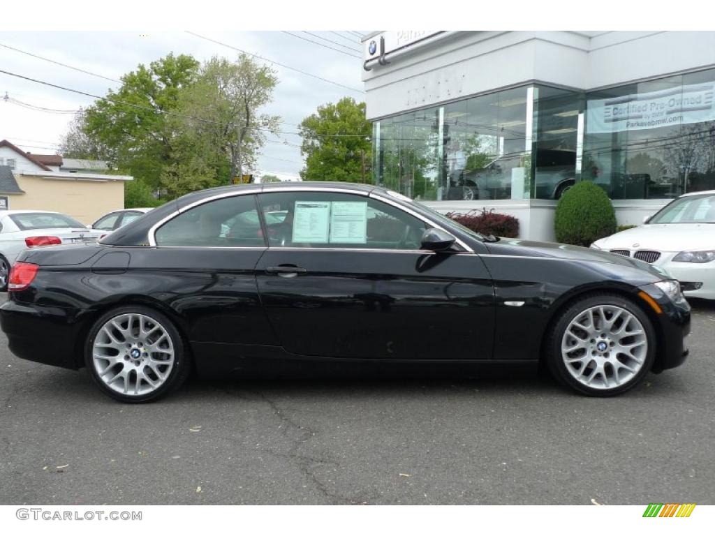 2007 3 Series 328i Convertible - Black Sapphire Metallic / Saddle Brown/Black photo #49