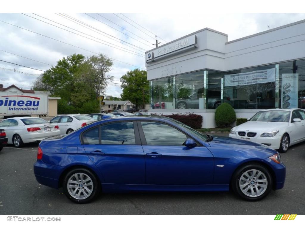 2007 3 Series 328i Sedan - Montego Blue Metallic / Black photo #1