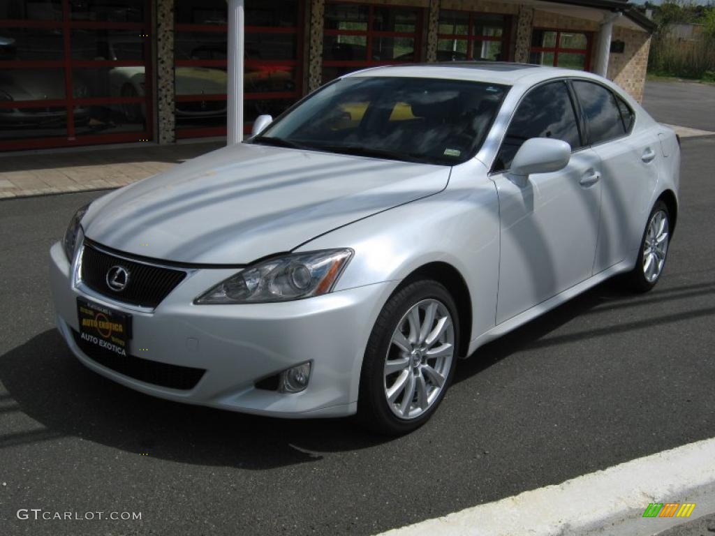 2006 IS 250 AWD - Crystal White / Sterling Gray photo #1