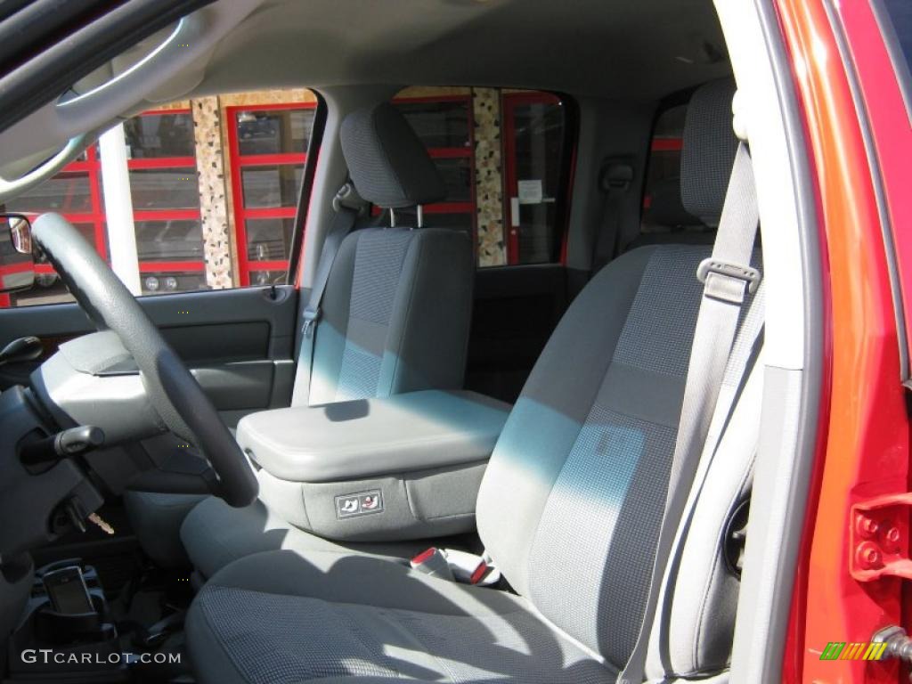 2006 Ram 1500 SLT Quad Cab 4x4 - Flame Red / Medium Slate Gray photo #6