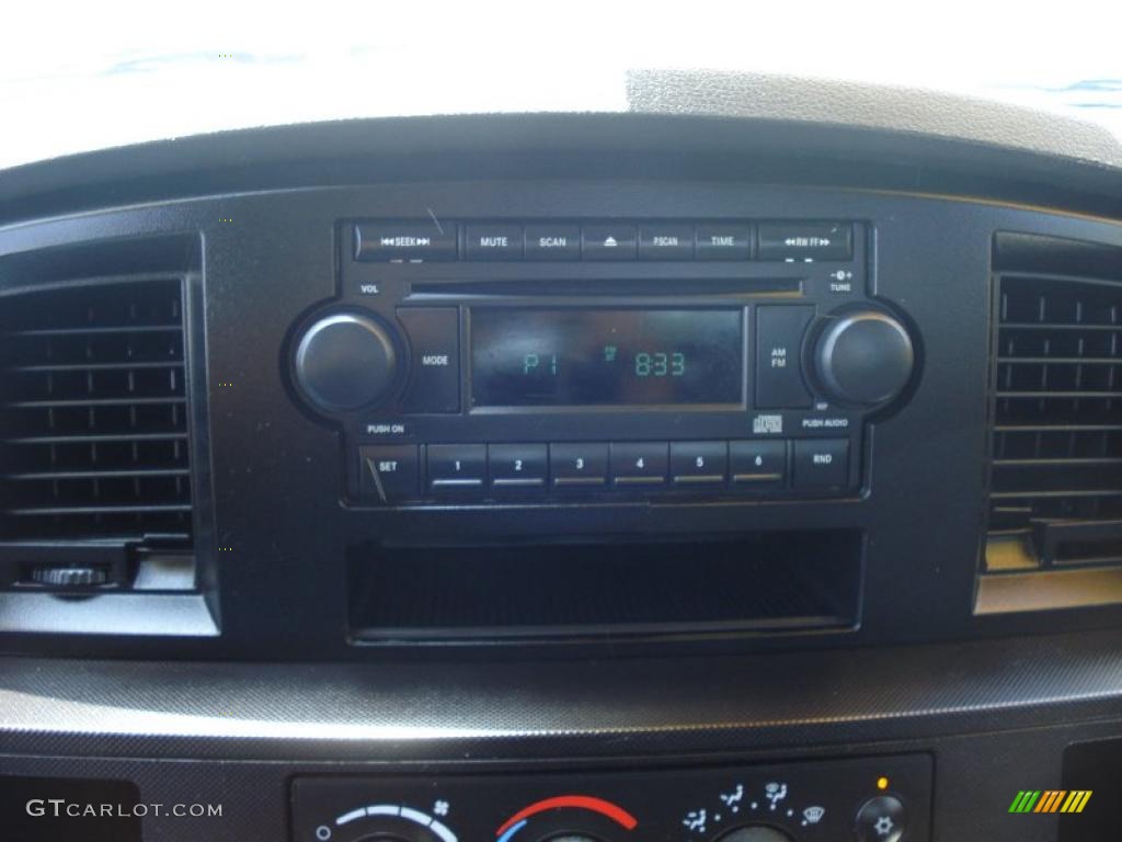 2006 Ram 1500 SLT Quad Cab - Brilliant Black Crystal Pearl / Medium Slate Gray photo #13