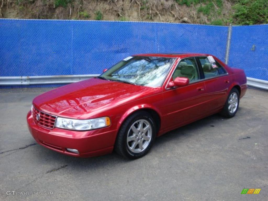 2002 Seville STS - Crimson Red Pearl / Neutral Shale photo #1