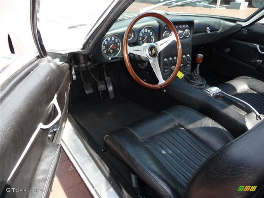 Black Interior 1967 Lamborghini 400GT Coupe Photo #29267352