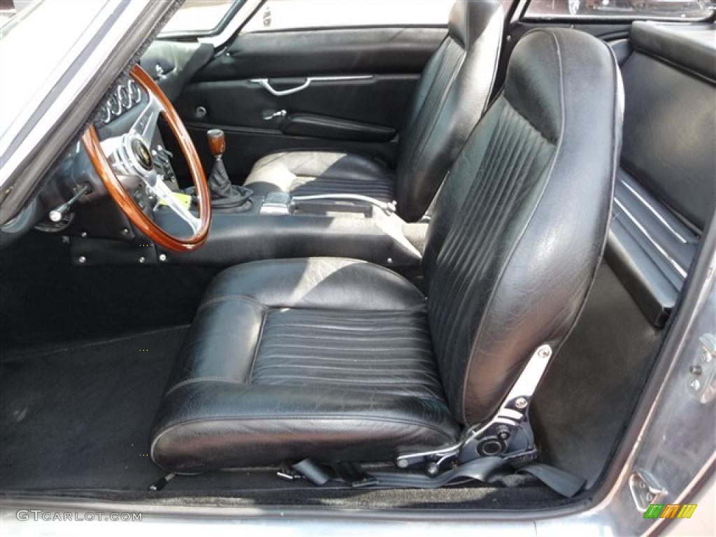 Black Interior 1967 Lamborghini 400GT Coupe Photo #29267372