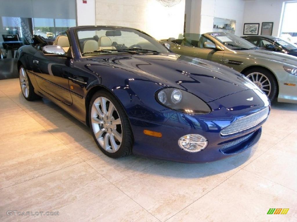 2003 DB7 Vantage Jubilee Volante - Jubilee Metallic Blue / Navy Blue/Magnolia photo #1