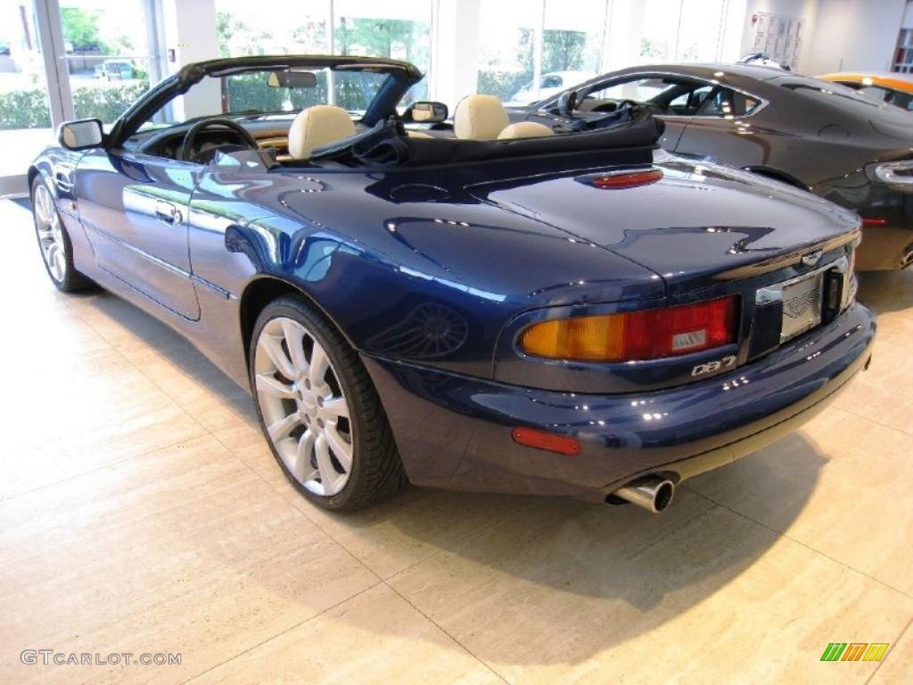 2003 DB7 Vantage Jubilee Volante - Jubilee Metallic Blue / Navy Blue/Magnolia photo #4
