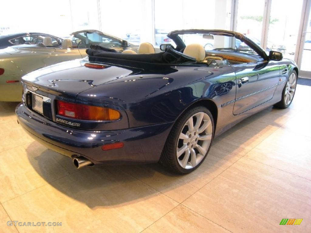 2003 DB7 Vantage Jubilee Volante - Jubilee Metallic Blue / Navy Blue/Magnolia photo #5