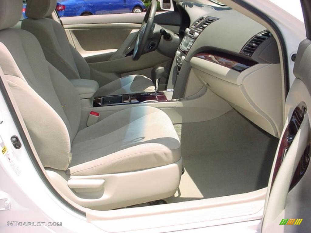 2008 Camry Hybrid - Super White / Bisque photo #17