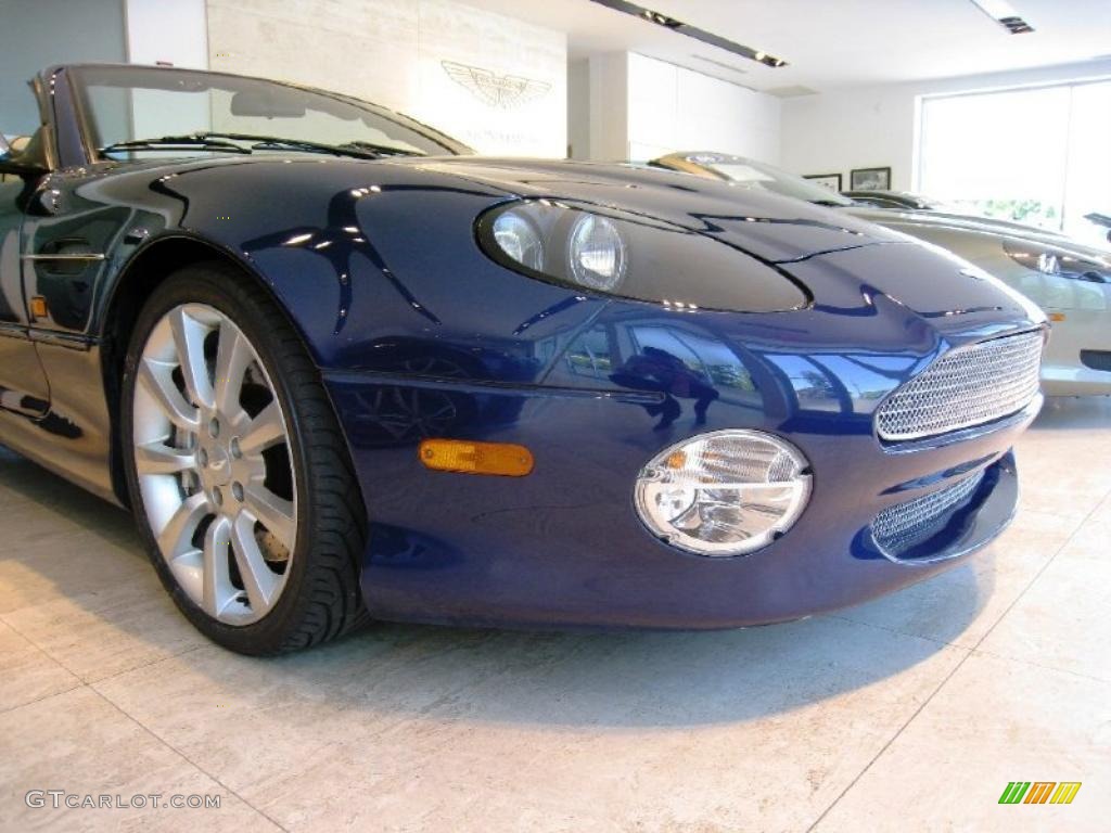 2003 DB7 Vantage Jubilee Volante - Jubilee Metallic Blue / Navy Blue/Magnolia photo #6