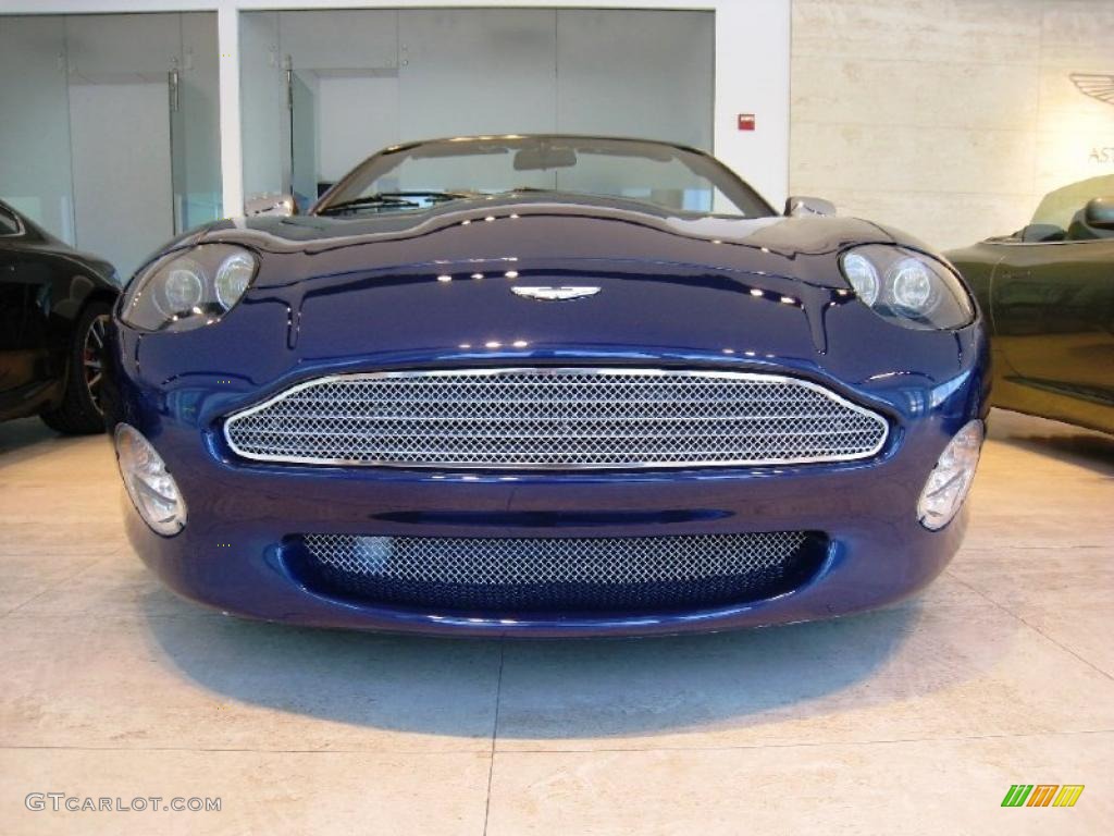 2003 DB7 Vantage Jubilee Volante - Jubilee Metallic Blue / Navy Blue/Magnolia photo #7
