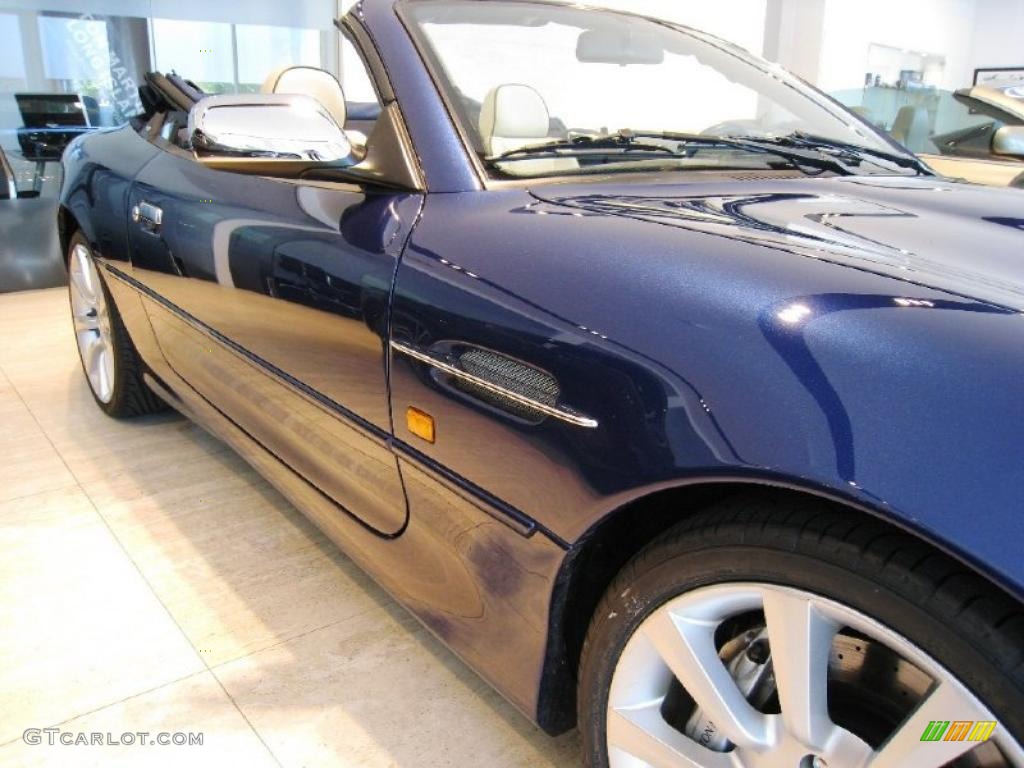 2003 DB7 Vantage Jubilee Volante - Jubilee Metallic Blue / Navy Blue/Magnolia photo #10