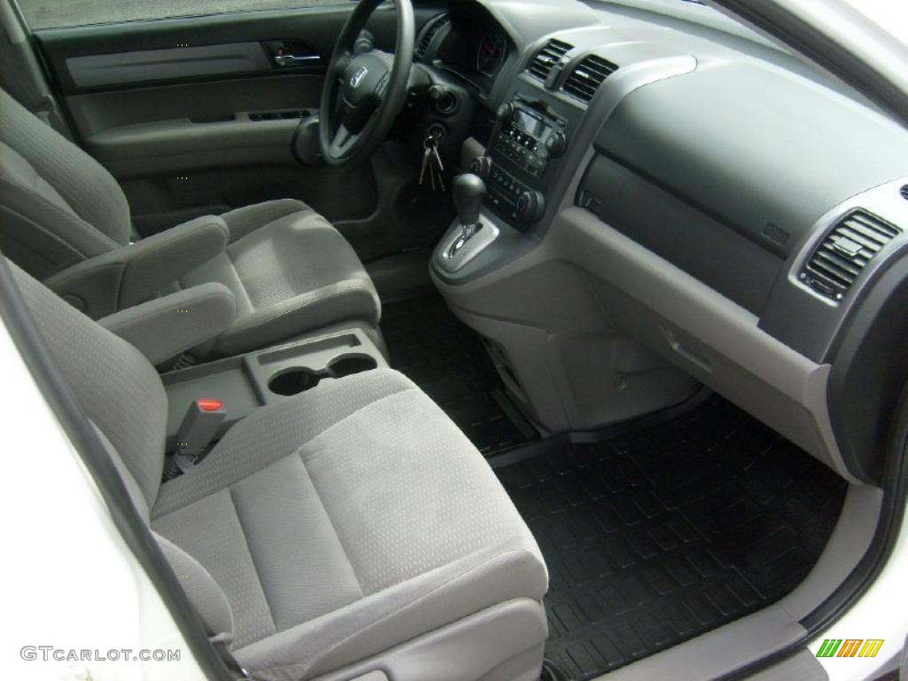 2008 CR-V EX 4WD - Taffeta White / Gray photo #8