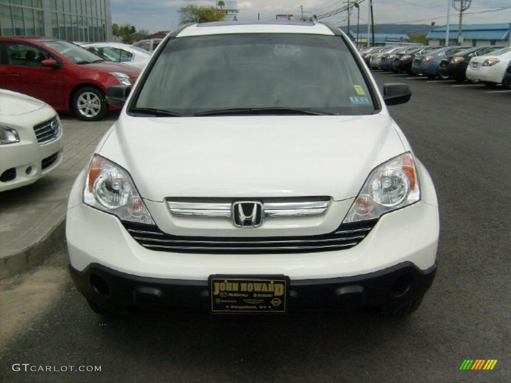 2008 CR-V EX 4WD - Taffeta White / Gray photo #11