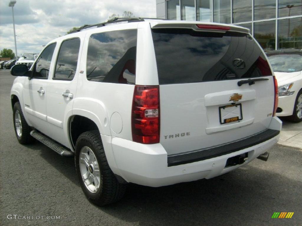 2008 Tahoe Z71 4x4 - Summit White / Ebony photo #7