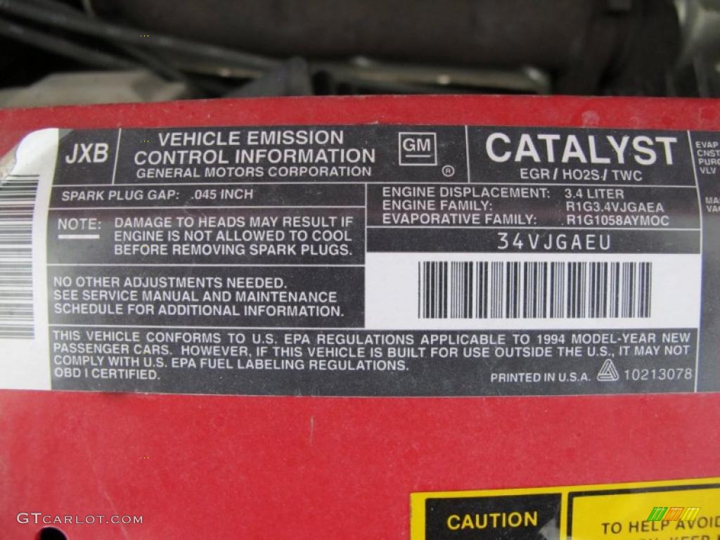 1994 Cutlass Supreme Convertible - Bright Red / White photo #25