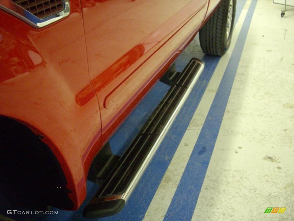 2008 F350 Super Duty XLT Regular Cab 4x4 - Bright Red / Camel photo #6
