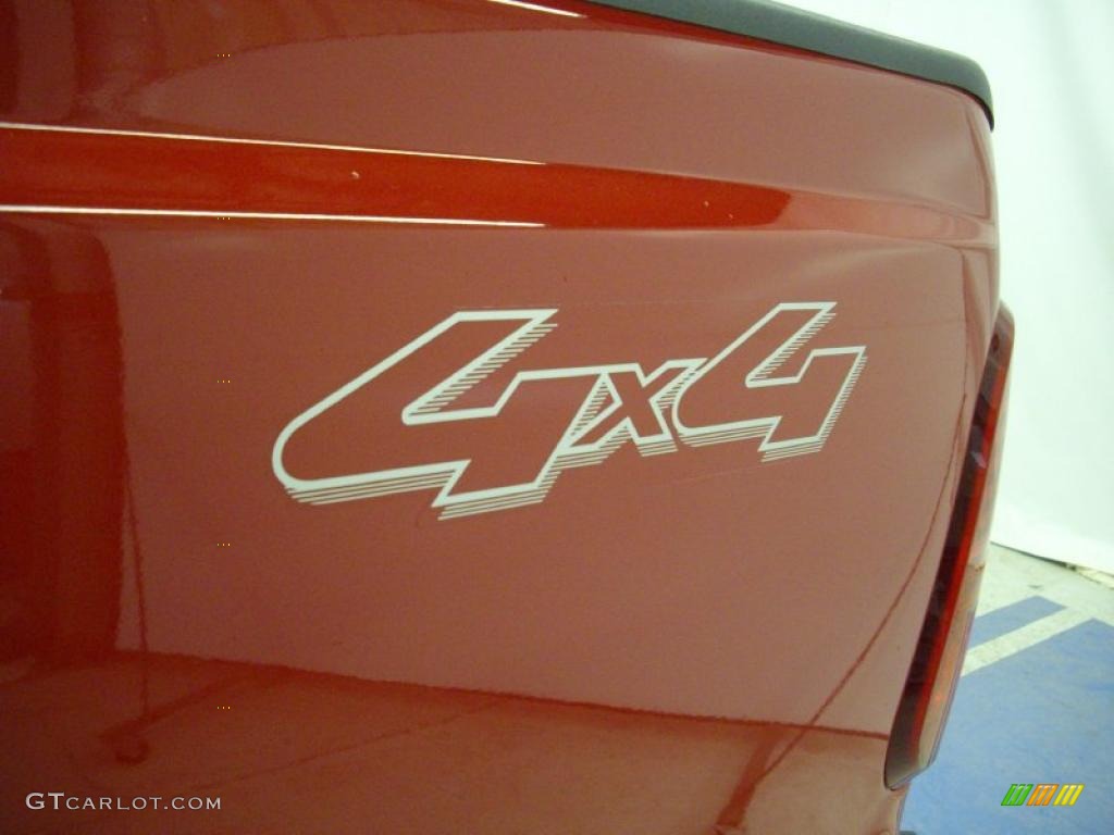 2008 F350 Super Duty XLT Regular Cab 4x4 - Bright Red / Camel photo #8