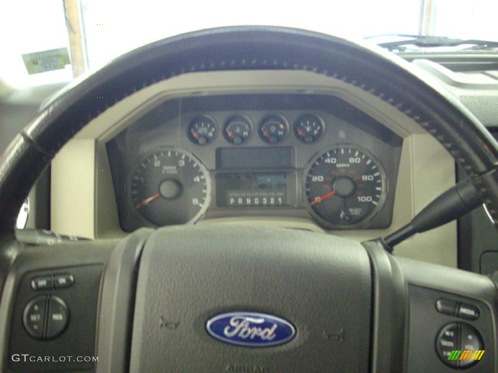 2008 F350 Super Duty XLT Regular Cab 4x4 - Bright Red / Camel photo #13